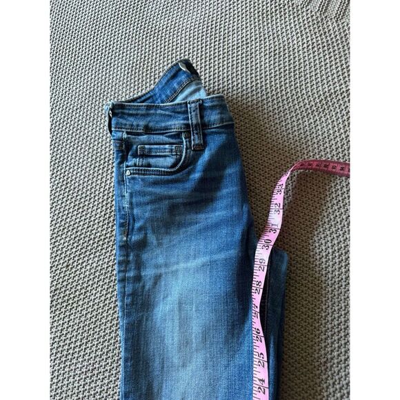 Kut from the Kloth Distressed Blue Skinny Jeans - Picture 10 of 11